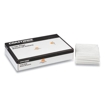 Coastwide Professional™ Linear Low-density Can Liners, 60 Gal, 0.74 Mil, 38" X 58", White, 100-carton freeshipping - TVN Wholesale
